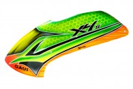 Airbrush Fiberglass Green Lantern Canopy - GAUI X4 II